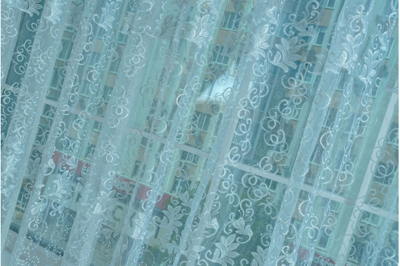 Тюль органза с вышивкой Belle OV-1067