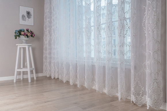 Тюль фатин корона 9604-08 Тюль фатин корона 9604-08