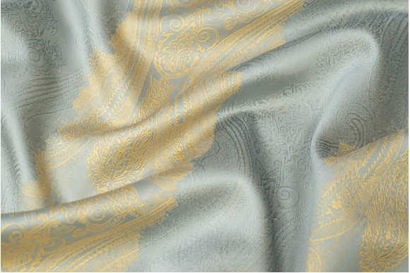 Штори жаккард смужка вензель MV-1074