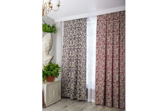 Штори льон-мішковина Picasso MV-1078 Штори льон-мішковина Picasso MV-1078