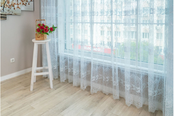 Тюль органза с вышивкой Belle OV-1185