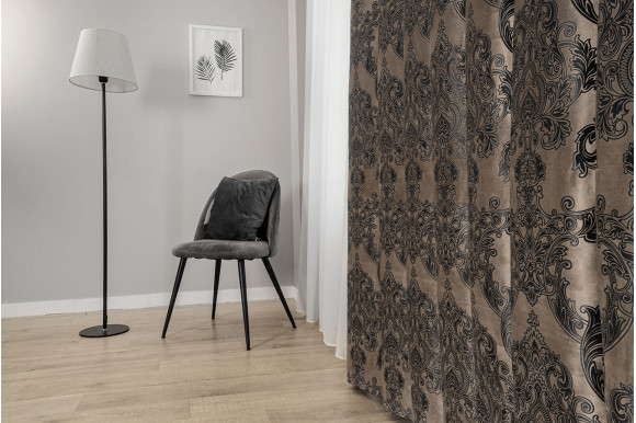 Шторы бархат тиснение Estima SBT-1217