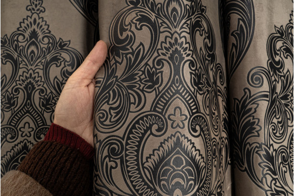 Шторы бархат тиснение Estima SBT-1217