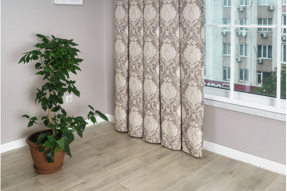 Штора льон-мішковина Michel QS-1509 Штора льон-мішковина Michel QS-1509