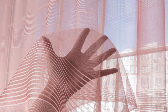 Тюль фатин в полоску TPF-1675 Тюль фатин в полоску TPF-1675