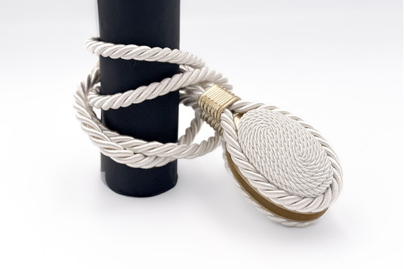 Магнит для штор Джут 7932 молочный