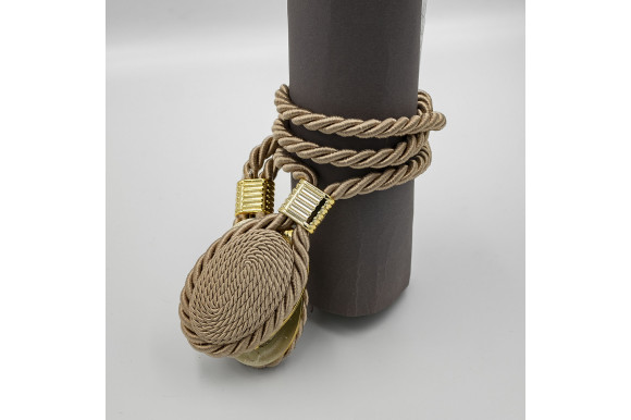 Магніт для штор Джут 7933 карамель