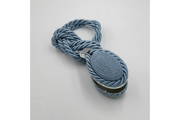 Магніт для штор Джут 7936 блакитний