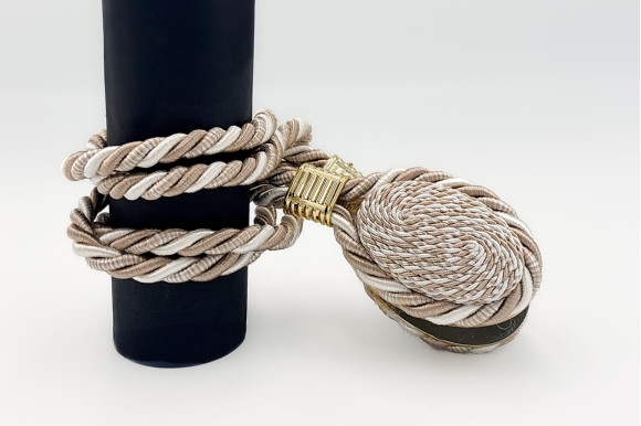 Магніт для штор Джут 7943 молочно-бежевий