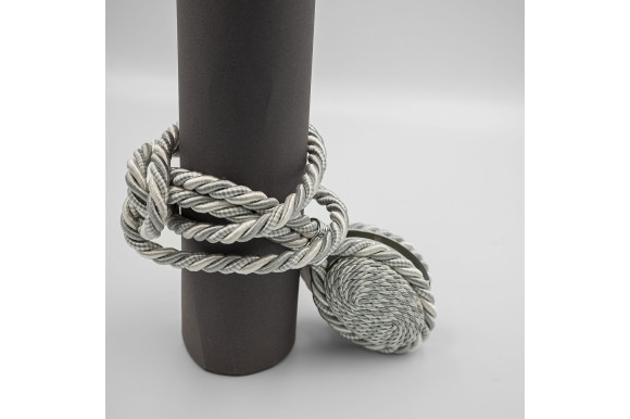 Магніт для штор Джут 7944 молочно-сірий