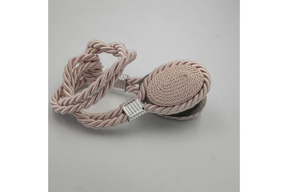 Магнит для штор Джут 8272 розовый