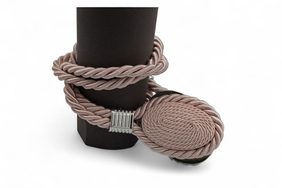 Магнит для штор Джут 8272 розовый