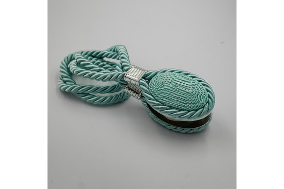 Магнит для штор Джут 8273 бирюзовый