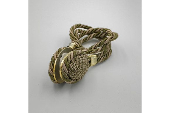 Магнит для штор Джут 8387 хаки