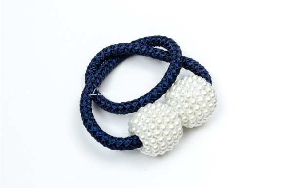 Магніт для штор Перли 8488 синій