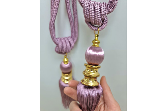 Кисти для штор KHD-8431 сиреневые