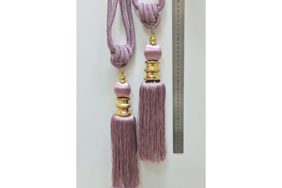 Кисти для штор KHD-8431 сиреневые