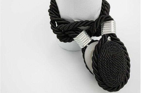 Магнит для штор Джут 8492 черный