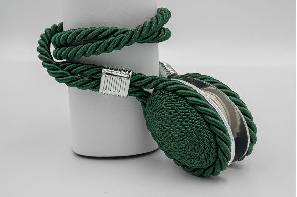 Магнит для штор Джут 8493 изумрудный