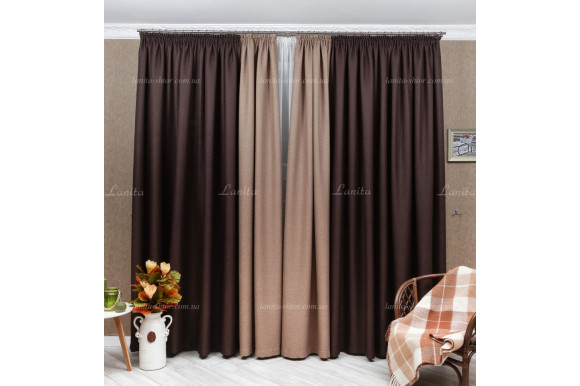 Шторы рогожка Jade SRG-287 отрез 2 метра Шторы рогожка Jade SRG-287 отрез 2 метра