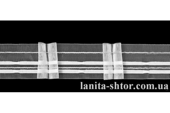 Стрічка середня органзова 193m (бантовка) кс-1:2