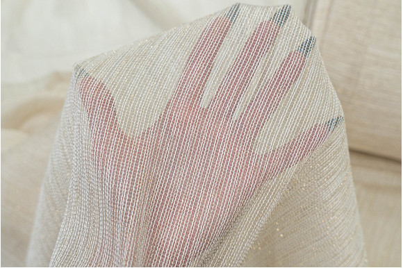 Тюль лен с люрексом Nola TLL-8642 Тюль лен с люрексом Nola TLL-8642