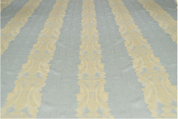 Шторы жаккард полоска вензель MV-1074 отрез 1.6 метра