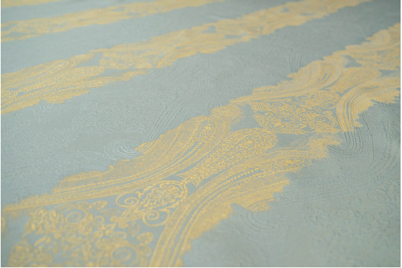 Шторы жаккард полоска вензель MV-1074 отрез 1.6 метра