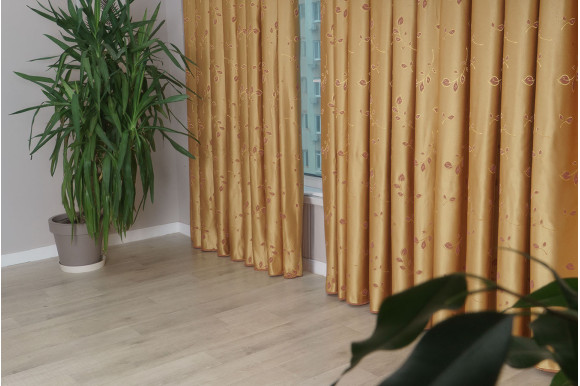 Шторы софт с узором Hala SSH-1364 отрез 4,15 метра