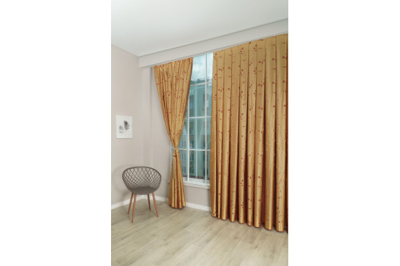 Шторы софт с узором Hala SSH-1364 отрез 4,15 метра