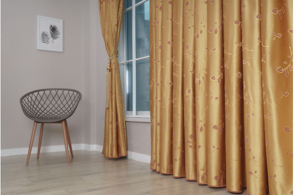 Шторы софт с узором Hala SSH-1364 отрез 4,15 метра