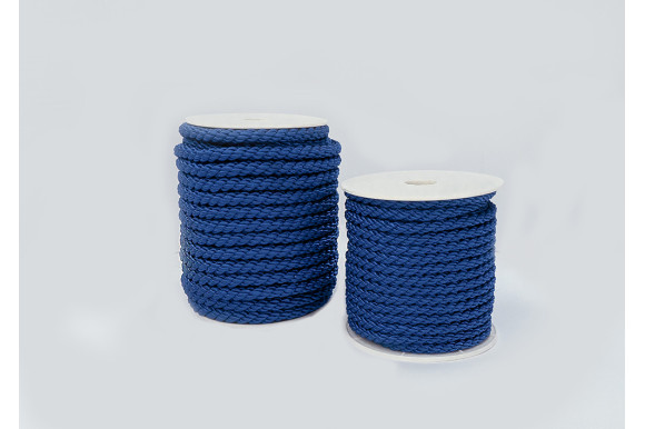 Шнур декоративный синий 5 мм
