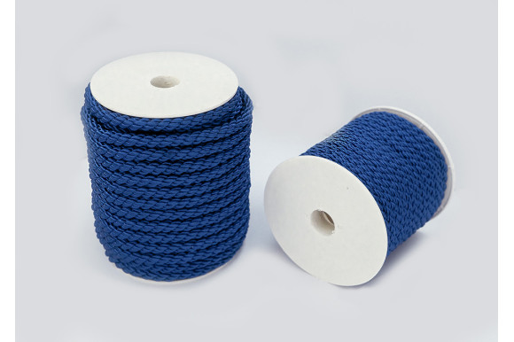 Шнур декоративный синий 5 мм Шнур декоративный синий 5 мм
