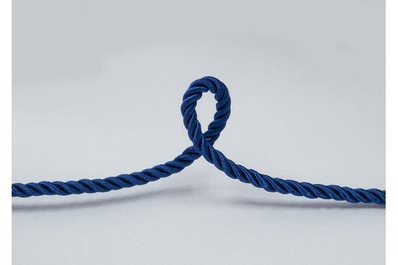 Шнур декоративный синий 5 мм Шнур декоративный синий 5 мм