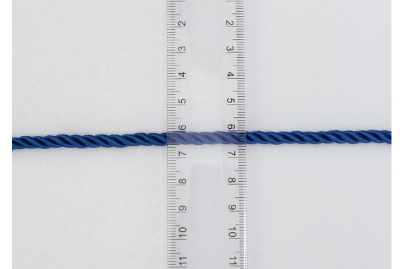 Шнур декоративный синий 5 мм Шнур декоративный синий 5 мм