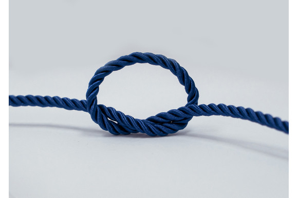 Шнур декоративный синий 5 мм Шнур декоративный синий 5 мм