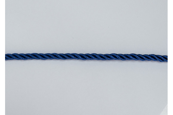 Шнур декоративный синий 5 мм Шнур декоративный синий 5 мм