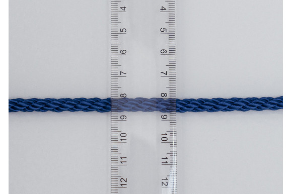 Шнур декоративный синий 6 мм