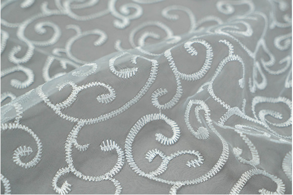 Тюль органза с вышивкой Belle OV-8773