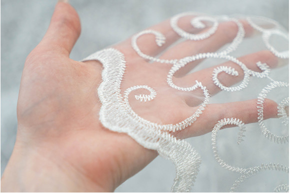 Тюль органза с вышивкой Belle OV-8773