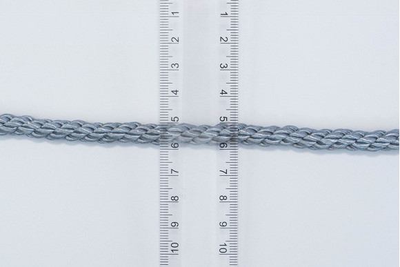 Шнур декоративний сірий 8 мм Шнур декоративний сірий 8 мм