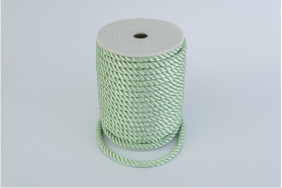 Шнур декоративний ментоловий 6 мм