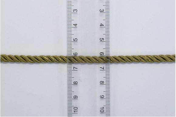 Шнур декоративний оливковий 5 мм