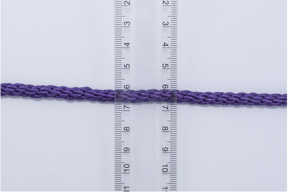 Шнур декоративный фиолетовый 6 мм Шнур декоративный фиолетовый 6 мм