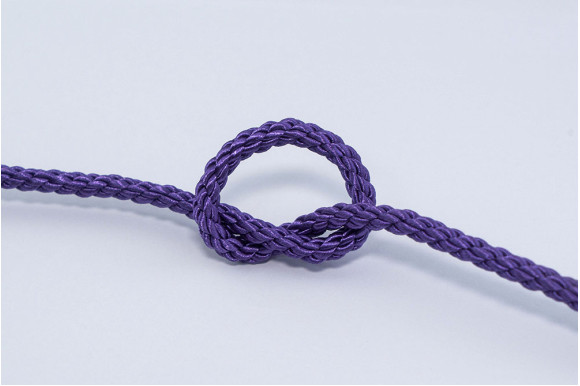 Шнур декоративный фиолетовый 6 мм Шнур декоративный фиолетовый 6 мм