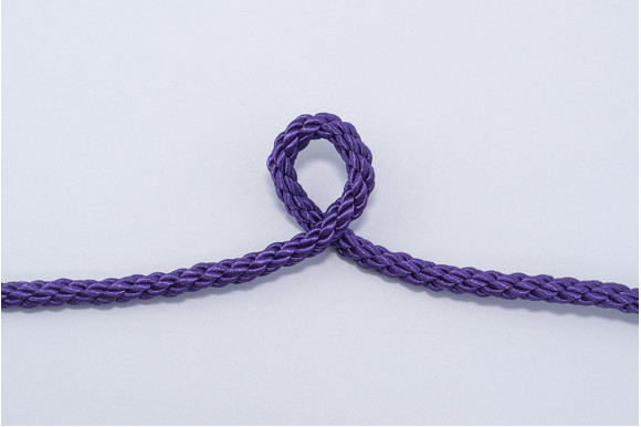 Шнур декоративный фиолетовый 6 мм Шнур декоративный фиолетовый 6 мм