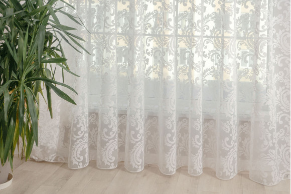 Тюль лен деворе Elemis TLD-8857