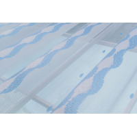 Тюль Norel F-110 голубая отрез 3.45 метров