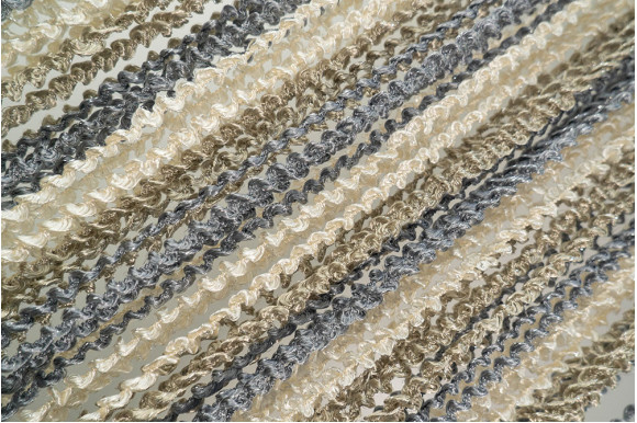 Штори-нитки веселка спіраль з люрексом SNC-8869 Штори-нитки веселка спіраль з люрексом SNC-8869