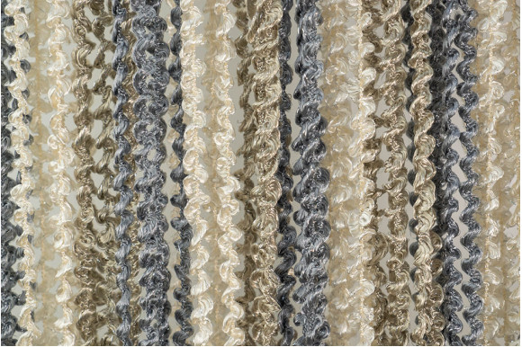 Штори-нитки веселка спіраль з люрексом SNC-8869